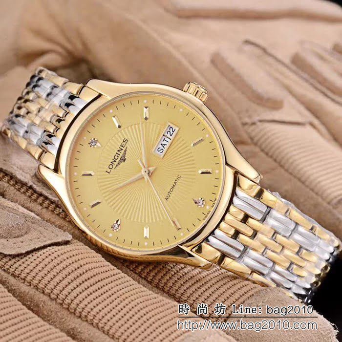 LONGINES浪琴 經典大三針 全自動機械 精品男士腕表 WSS0008